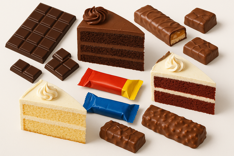 Chocolate, Cake & Candy Bars