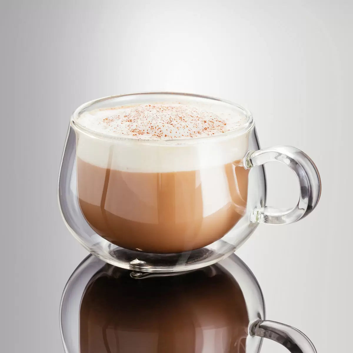 Judge Double Walled Cappuccino Glass Set, 225ml, 6 Pack