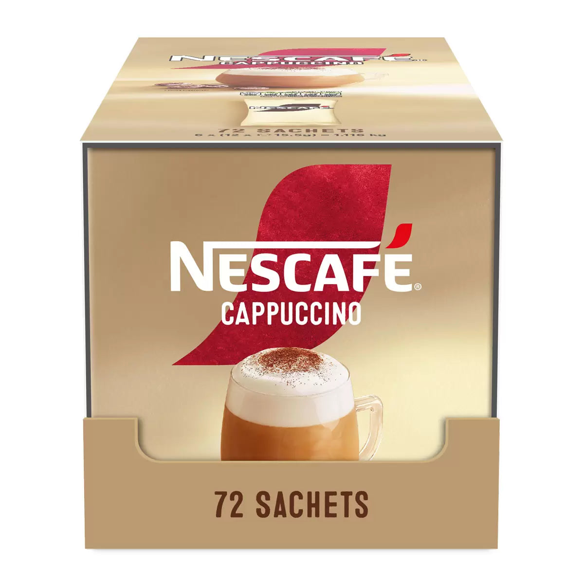 Nescafé Cappuccino Sachets, 72 x 15.5g