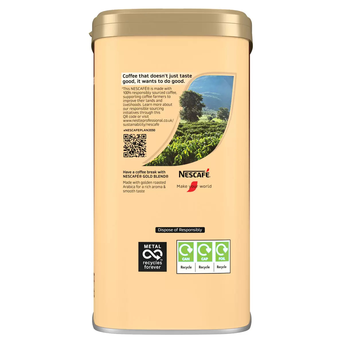 Nescafé Gold Blend Coffee Granules, 6 x 750g