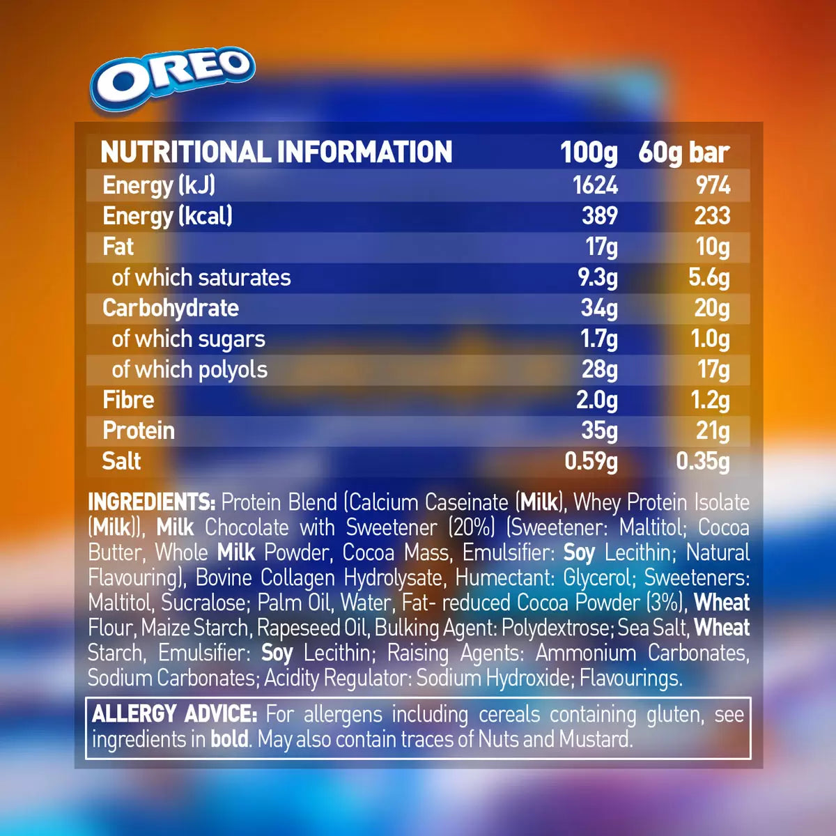 Grenade Oreo 12x60g