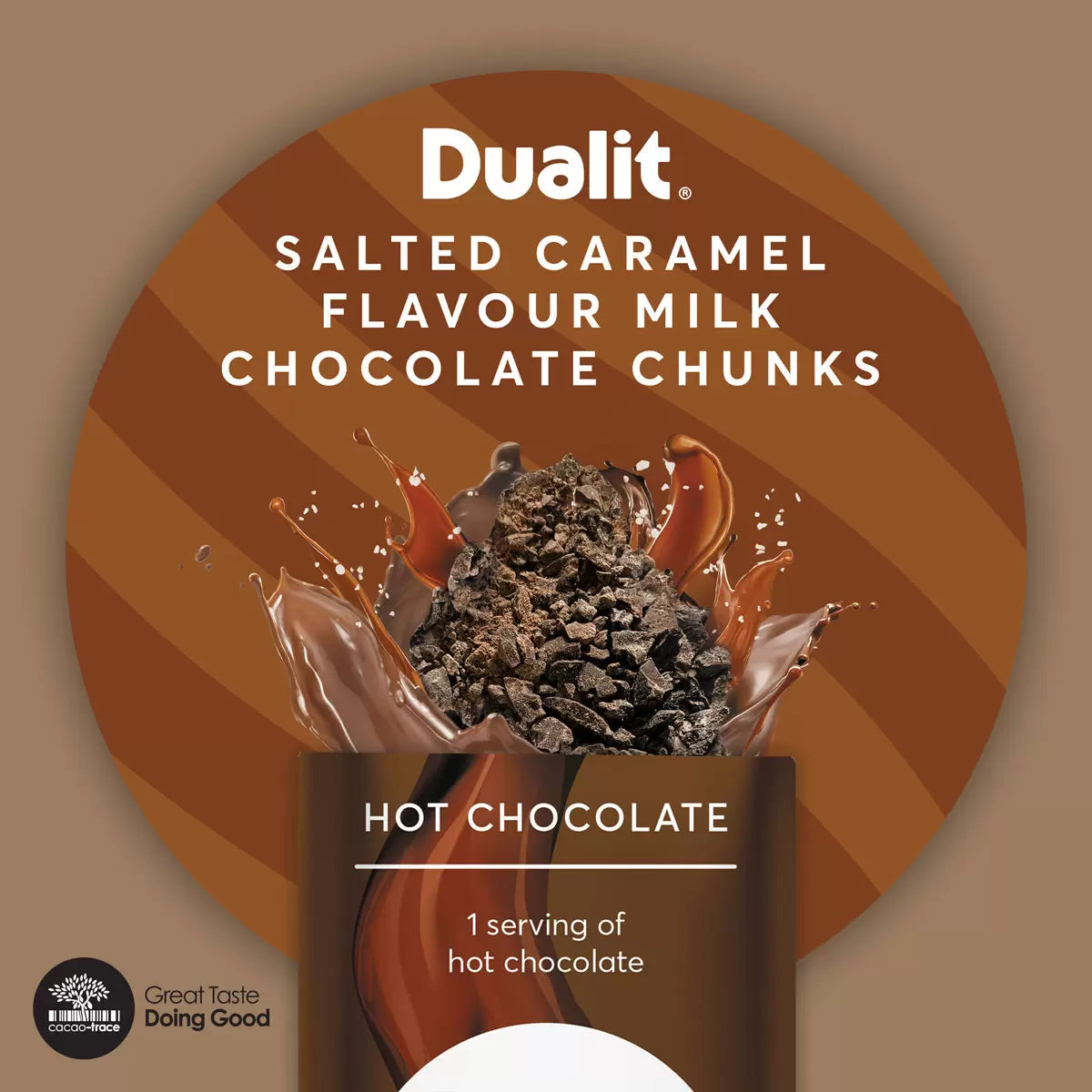 Dualit Milk Frother & Hot Chocolate Maker Max with 4 x Single Serve Belgian Chocolate Sachets , 10140