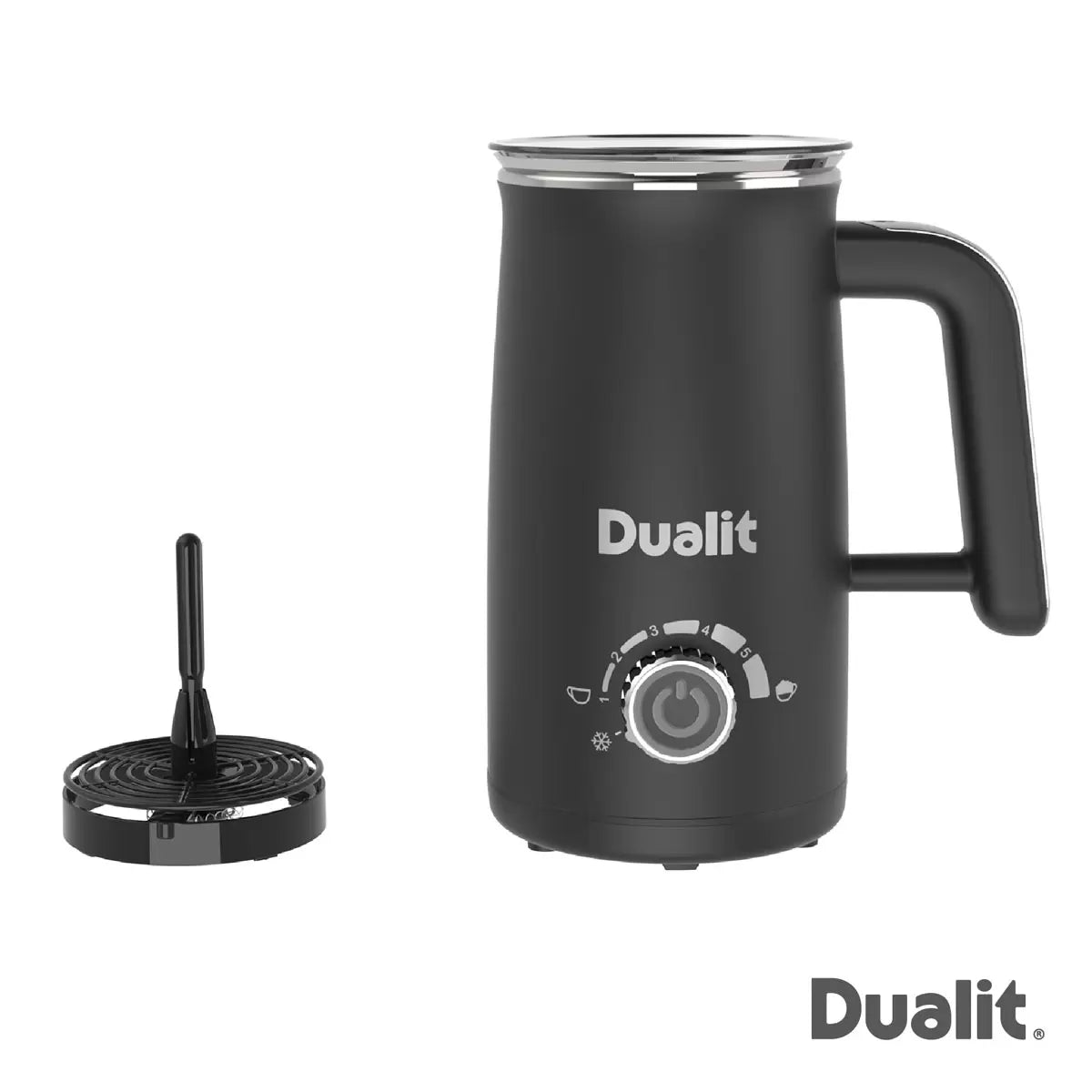 Dualit Milk Frother & Hot Chocolate Maker Max with 4 x Single Serve Belgian Chocolate Sachets , 10140