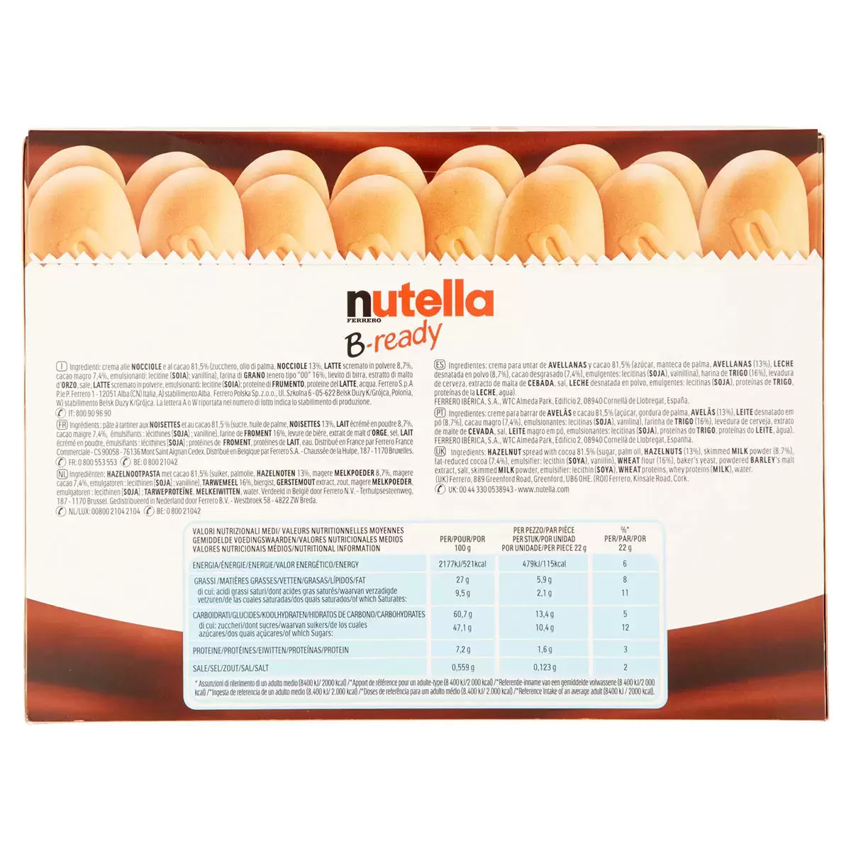 Nutella B-Ready 15x22g