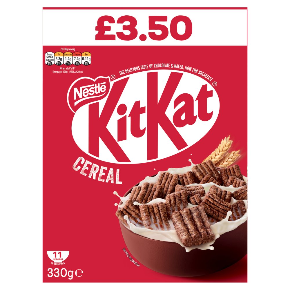 Nestlé KitKat Milk Chocolate Breakfast Cereal 7x330g
