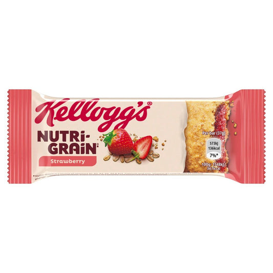 KELLOGGS Nutri Grain Strawberry 25X37g £0.69 image 0
