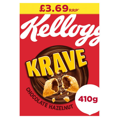 Kellogg's Krave Chocolate Hazelnut Breakfast Cereal 6x410g