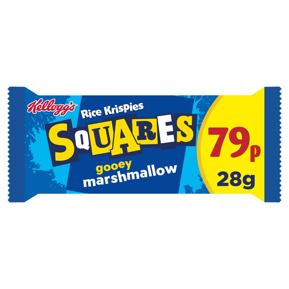 Kellogg's Rice Krispies Squares Marshmallow Snack Bars 30x28g
