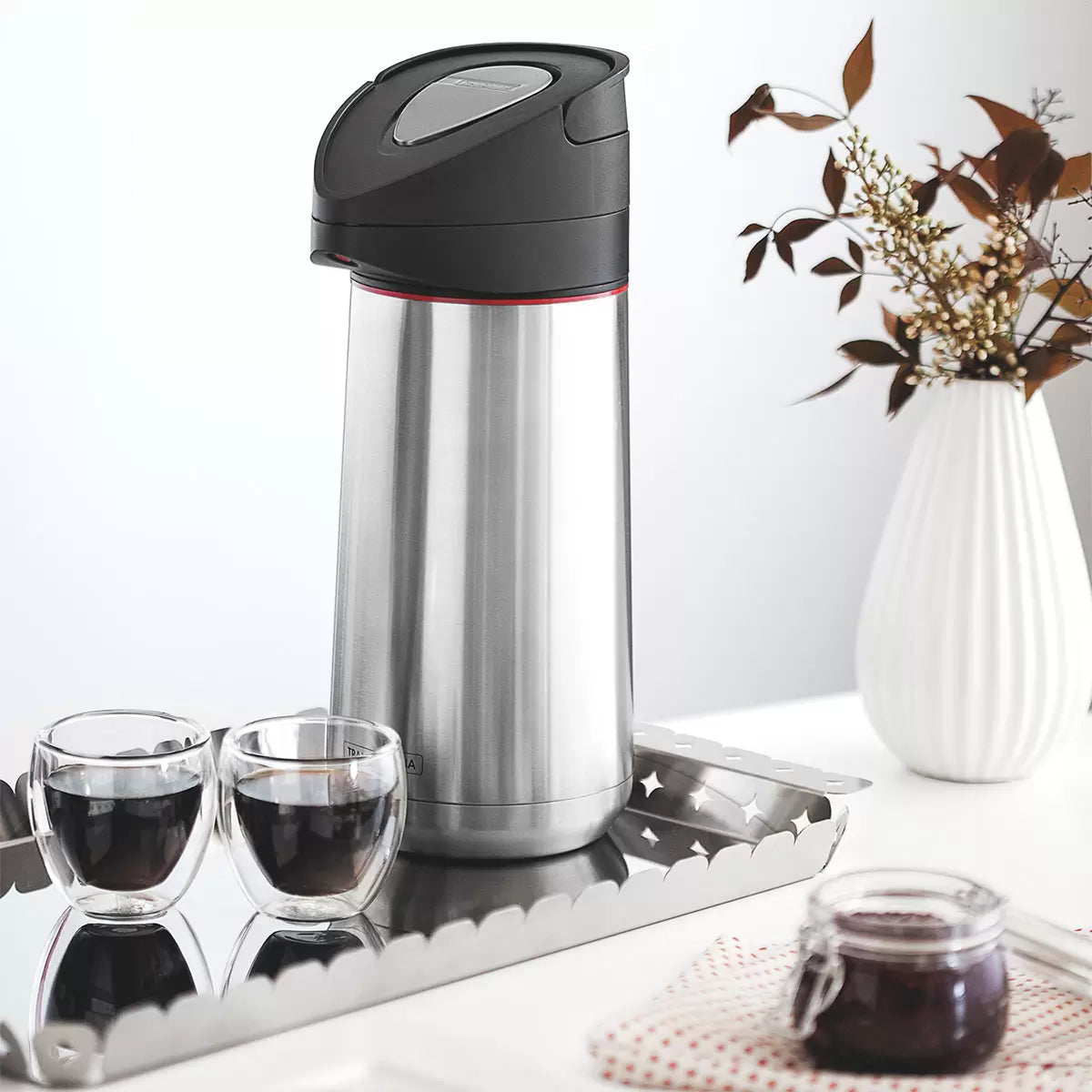 Tramontina Double Walled Espresso Glass Set, 110ml, 8 Piece