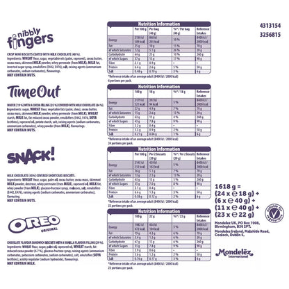 Cadbury & Oreo Big Box Of Treats, 64 Snacks