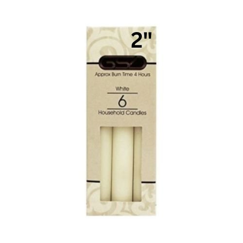 GSD No "2" Candles 1x6 image 0