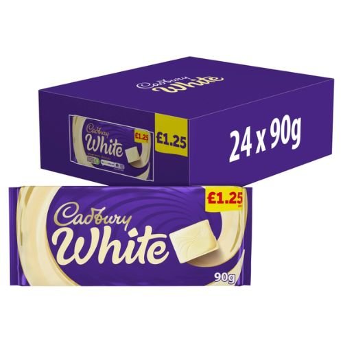 CADBURY White 24x90g image 0