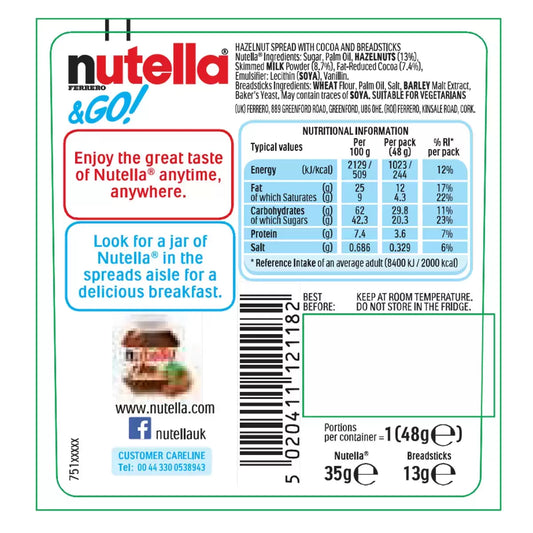 Nutella & Go! 12x48g