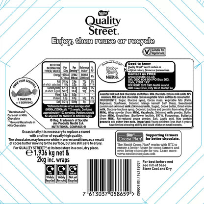 Nestle Quality Street Tin, 1.93kg