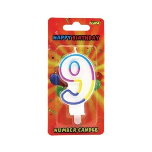 GSD No "9" Candles 1x6 image 0