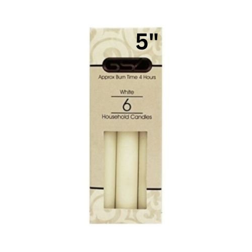 GSD No "5" Candles 1x6 image 0
