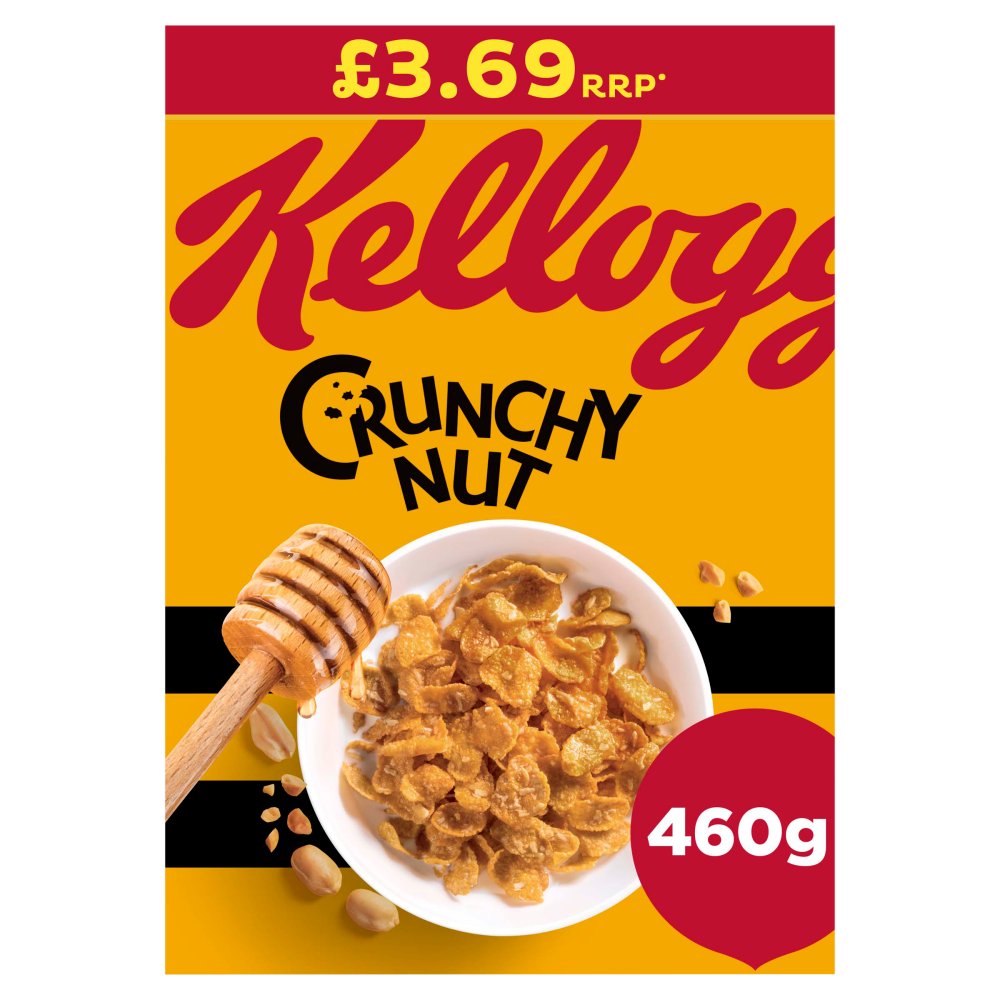 Kellogg's Crunchy Nut Breakfast Cereal 9x460g