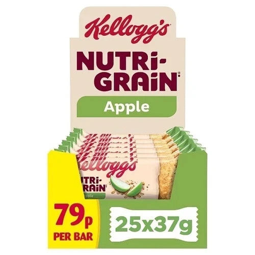 Kellogg's Nutri-Grain Apple Bar 25x37g